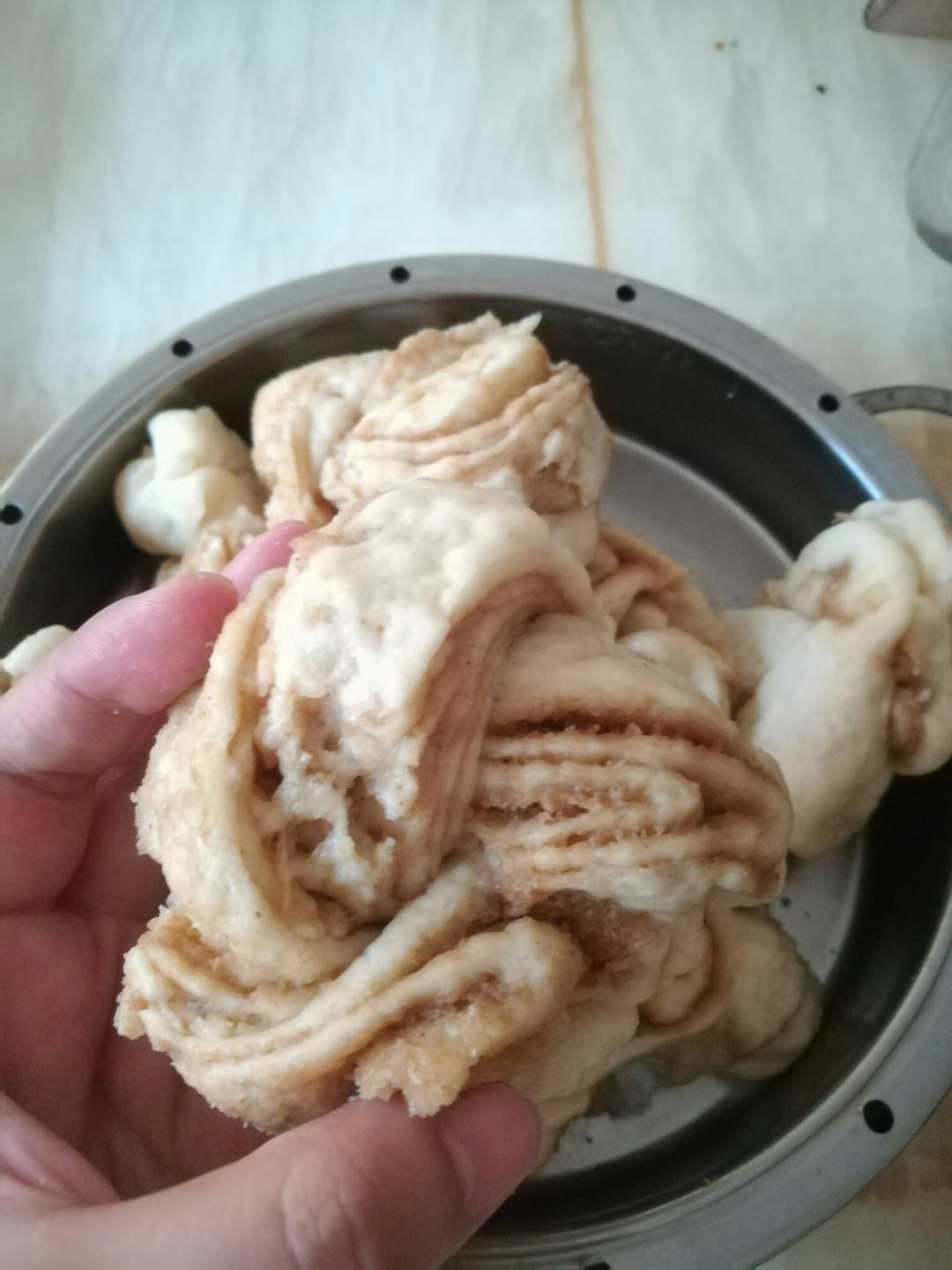 堂妈教你做麻酱黑芝麻花卷