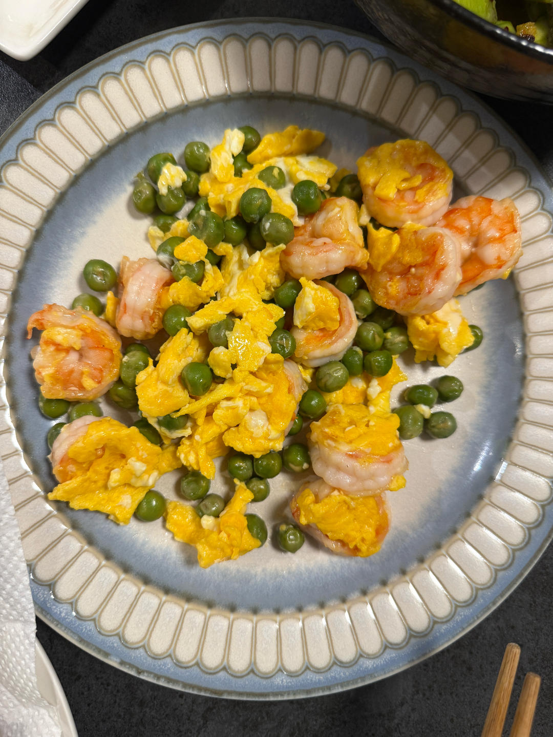 低脂豌豆虾仁滑蛋