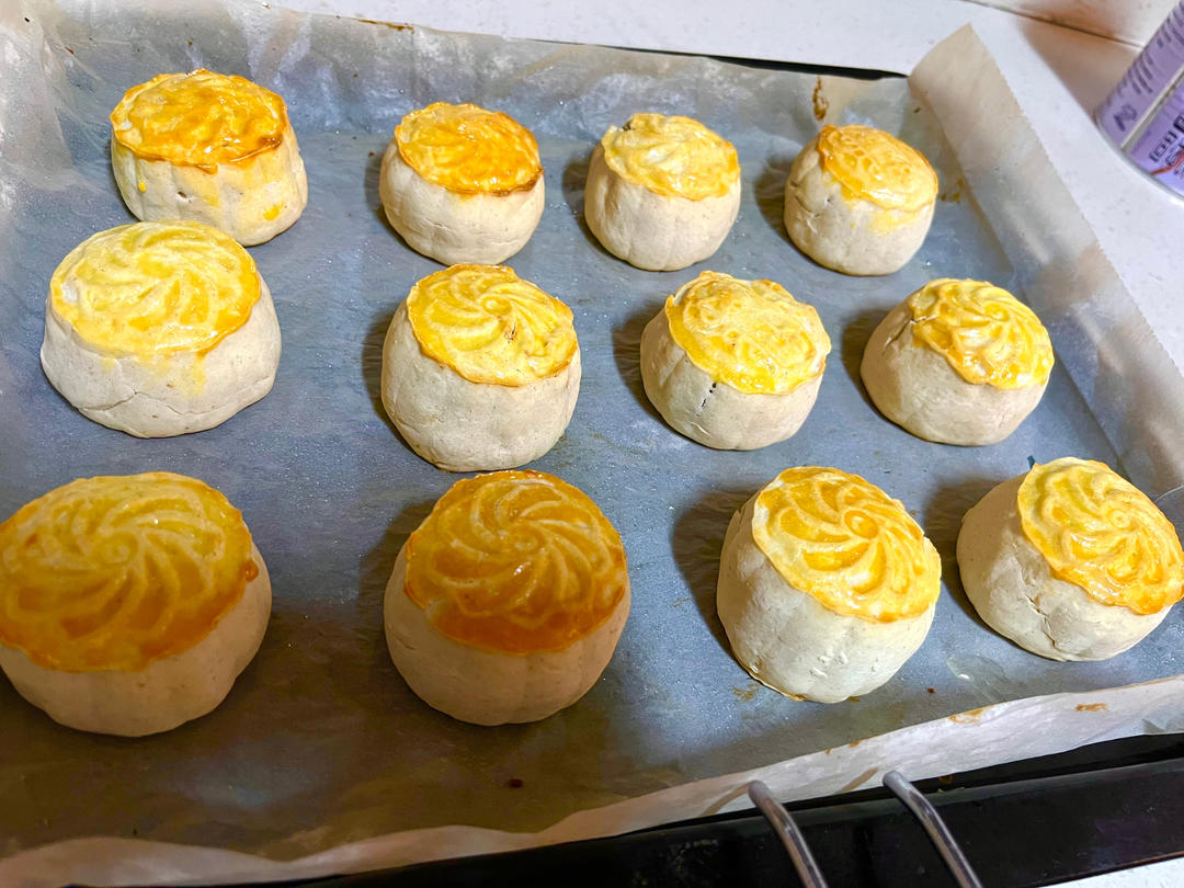 听说口感像蛋糕的月饼🥞