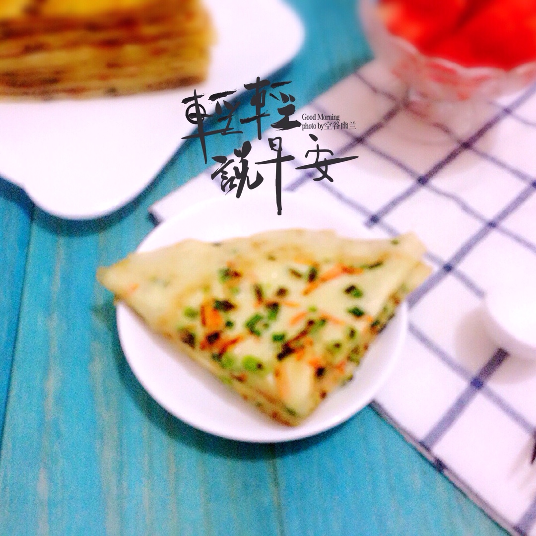 韭菜鸡蛋煎饼