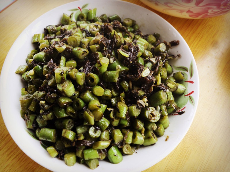 橄榄菜炒四季豆