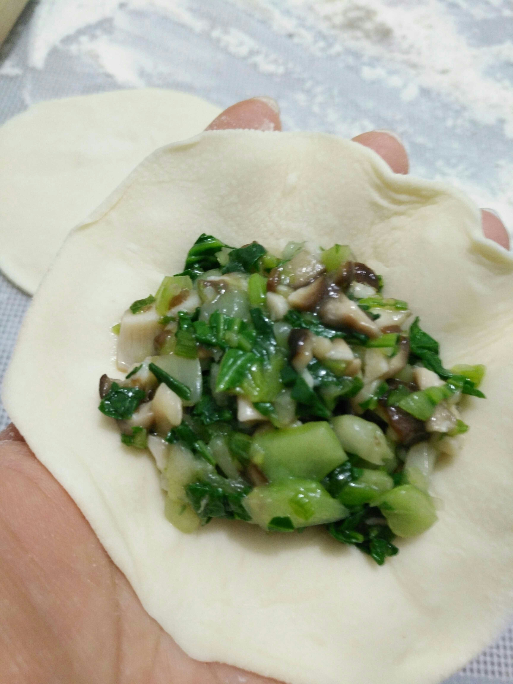 香菇油菜包的做法 步骤5