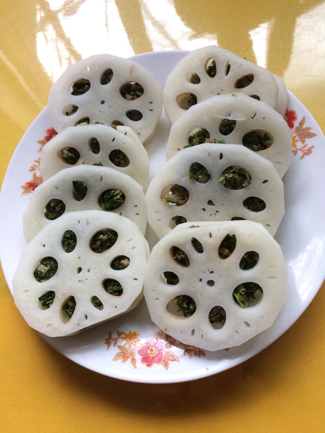 香椿藕夹～超级简单😂的做法