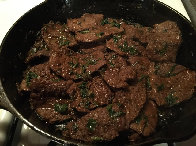 红烧鹿肉片
