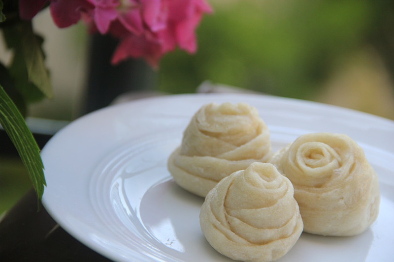 玫瑰花馒头