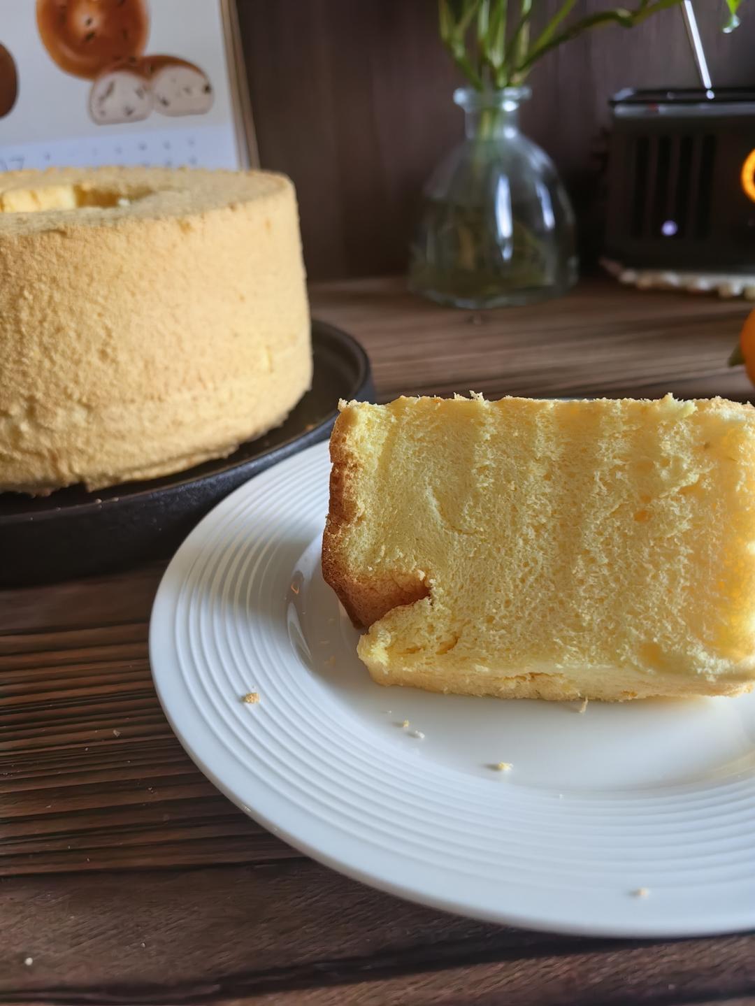 低糖少油又好吃的柠檬戚风