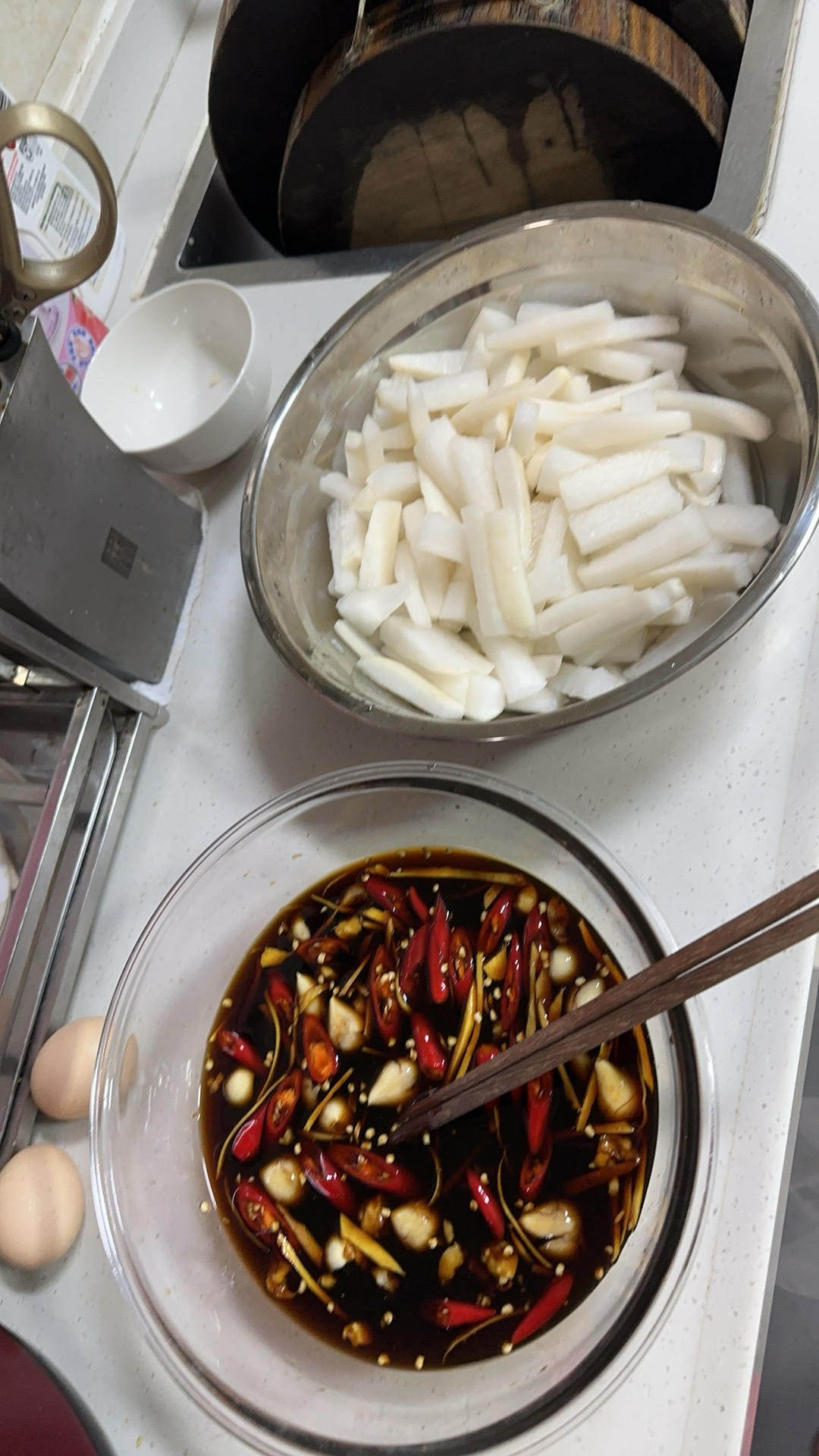 陈醋泡萝卜的做法