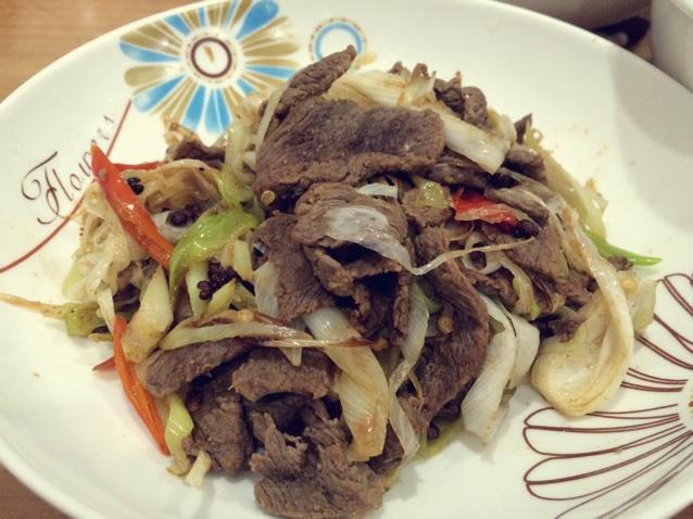孜然牛肉的做法