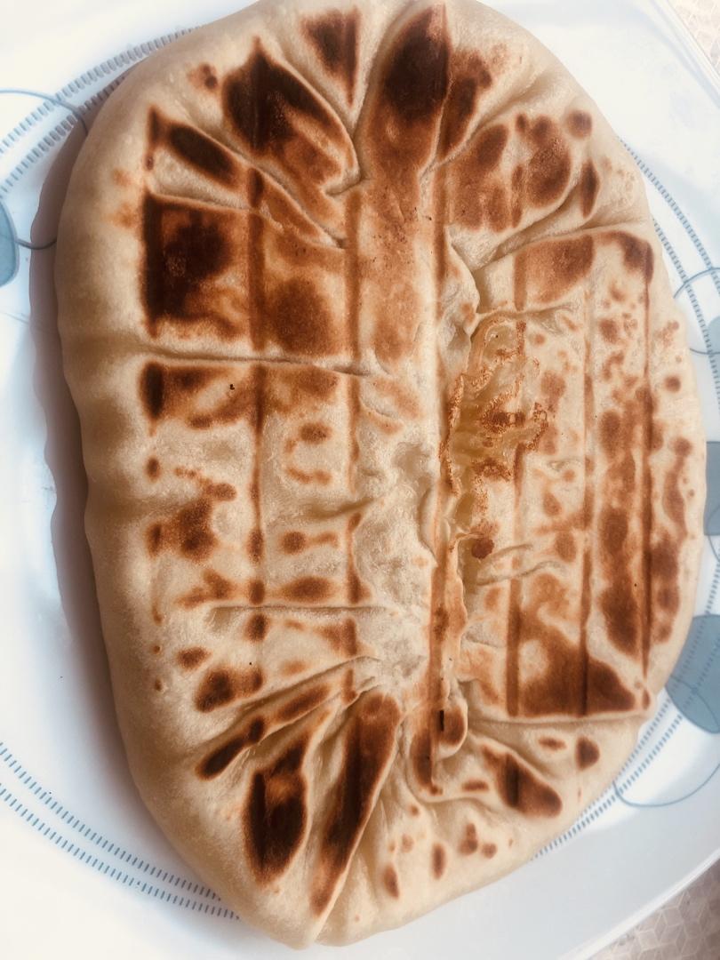 爆浆芝士榴莲饼