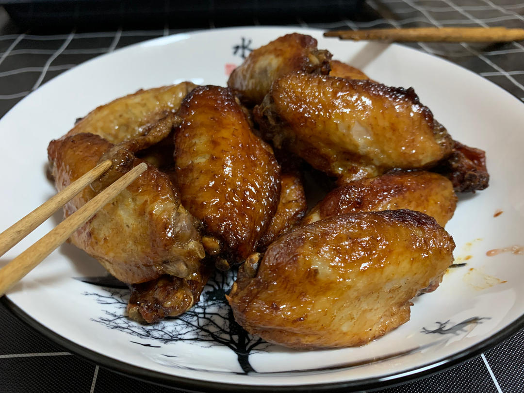 香烤鸡翅（空气炸锅版）不用过多放腌制料