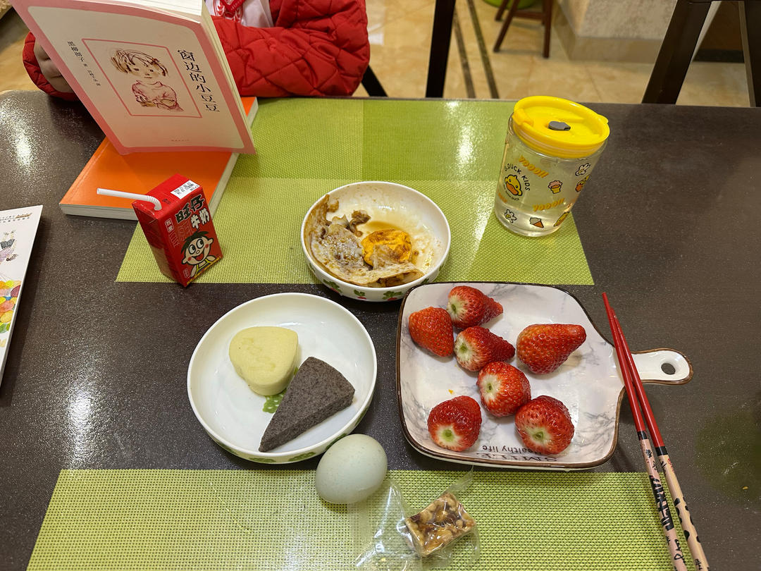 极度挑食儿童的早餐记录