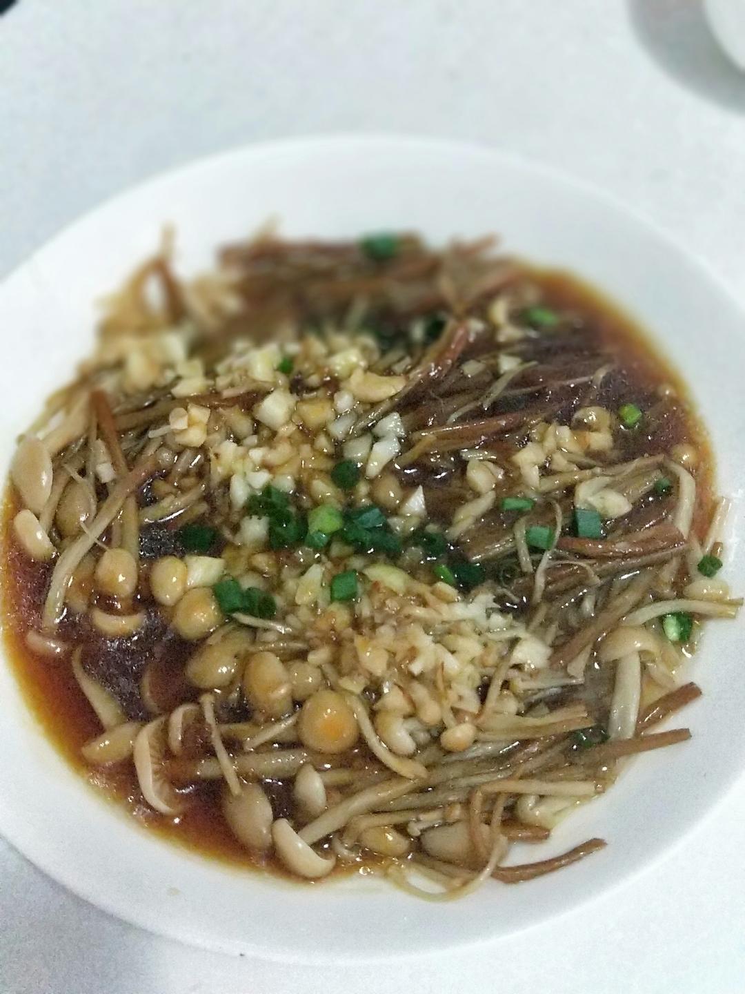 蒜蓉蒸金针菇