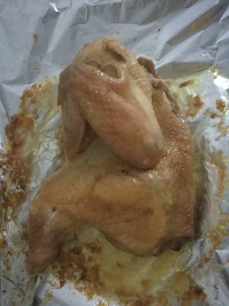 烤盐焗鸡（超简单！）