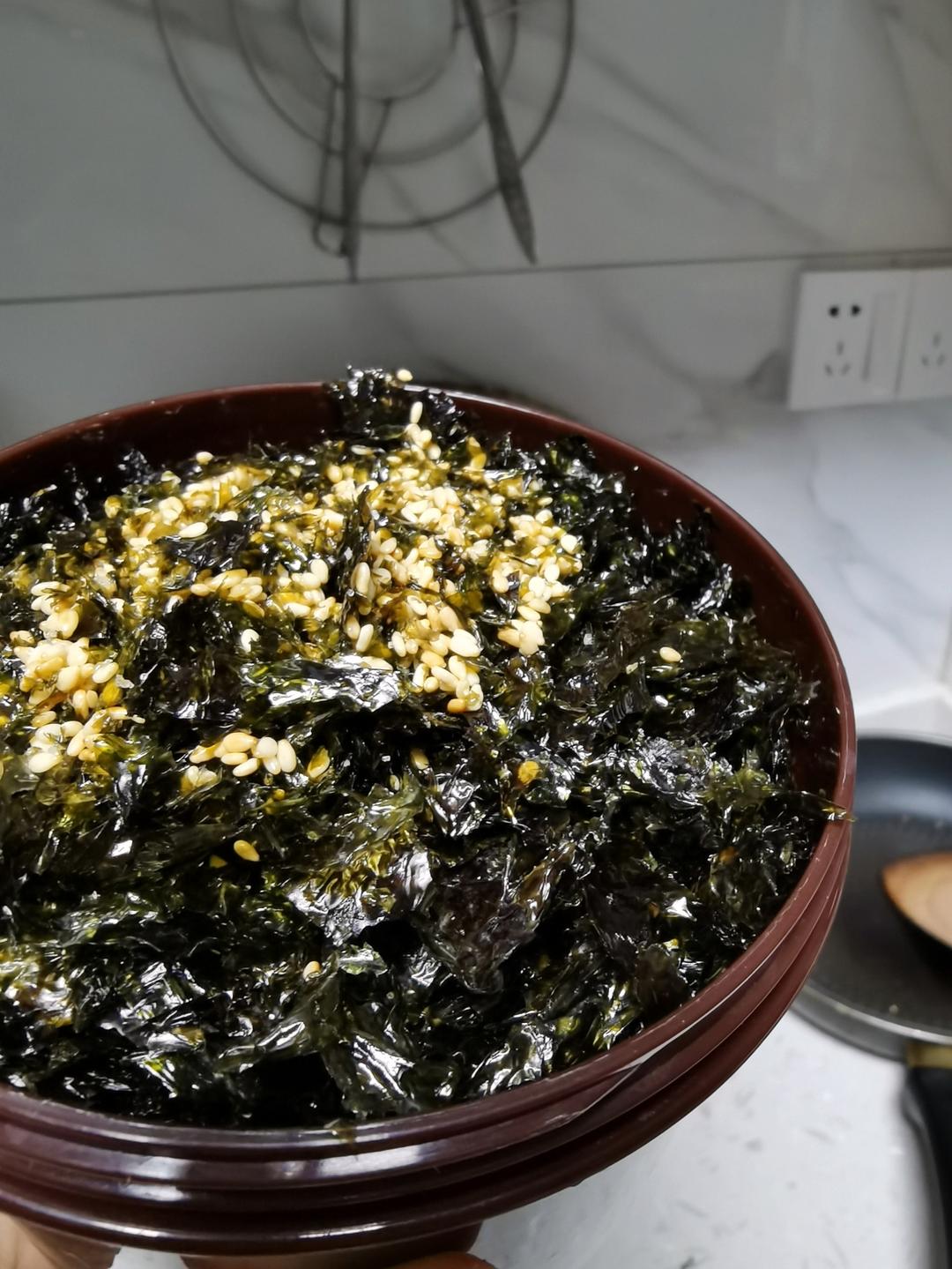 健康零食｜自制百搭海苔碎 扔掉你的波力海苔