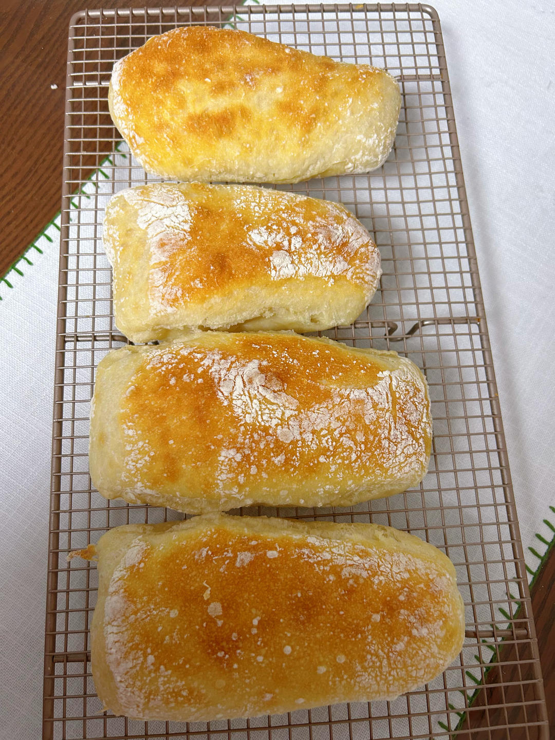 家庭版免揉～恰巴塔🥖｜一次成功超好吃