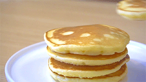 【视频】羊奶葡萄干松饼pancakes & 羊奶奶茶