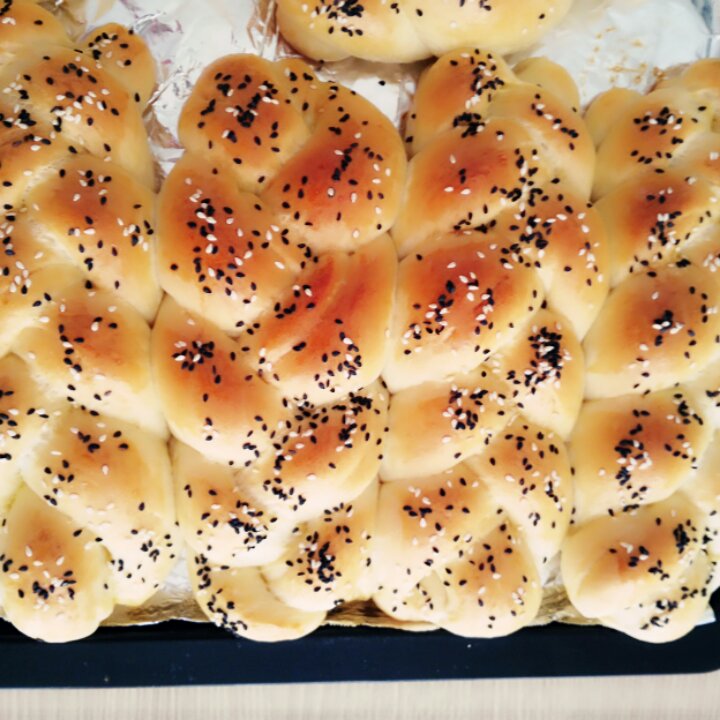 酸奶辫子面包（一次发酵）