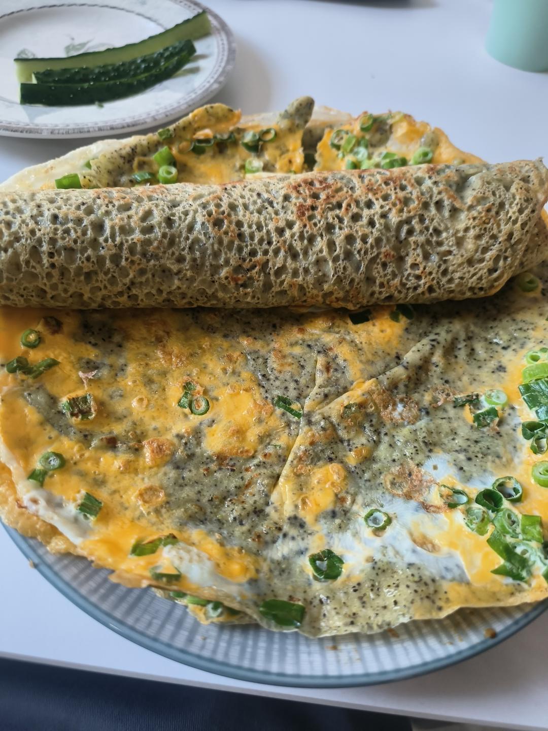 绿豆面煎饼果子