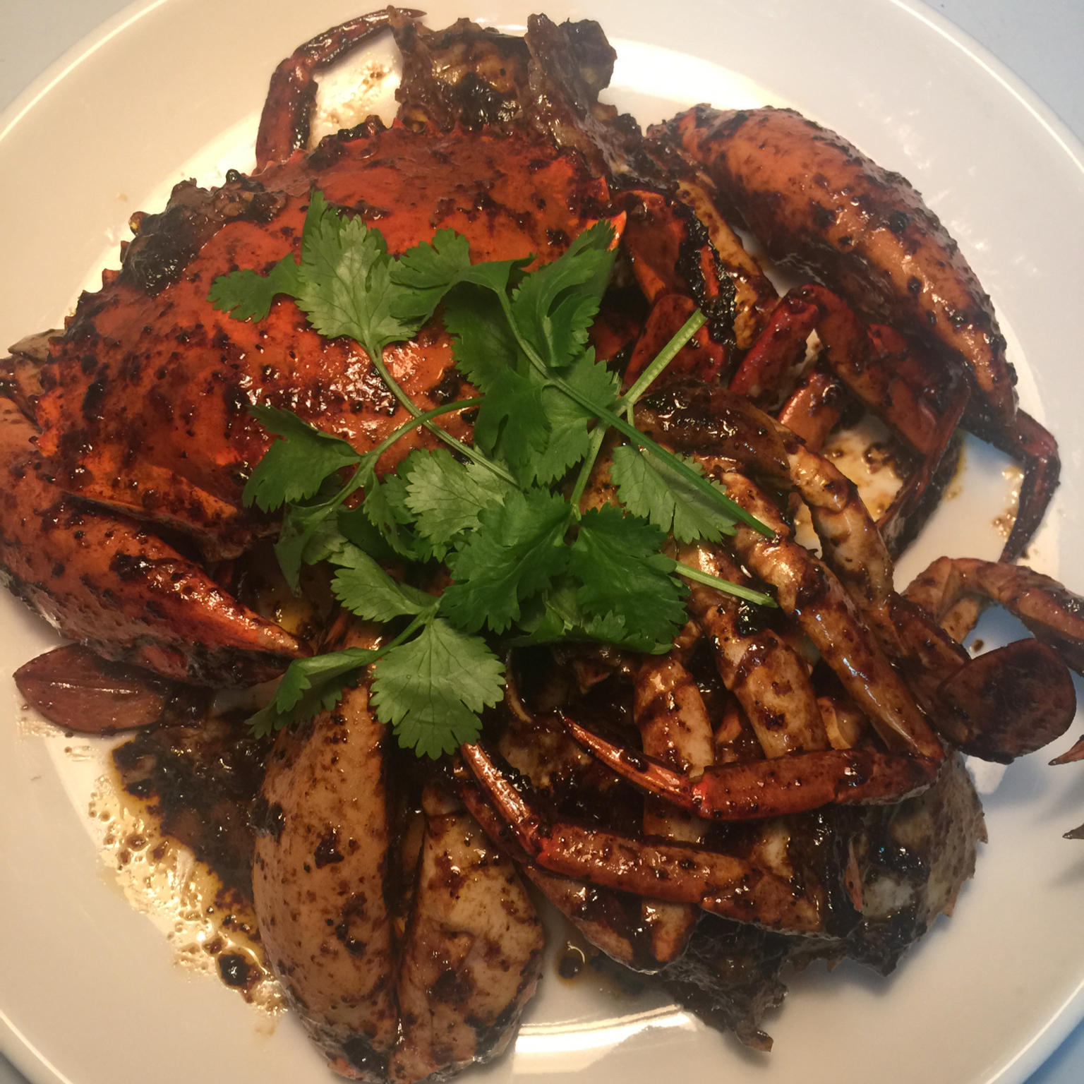 pingping_zuo做的黑胡椒炒蟹