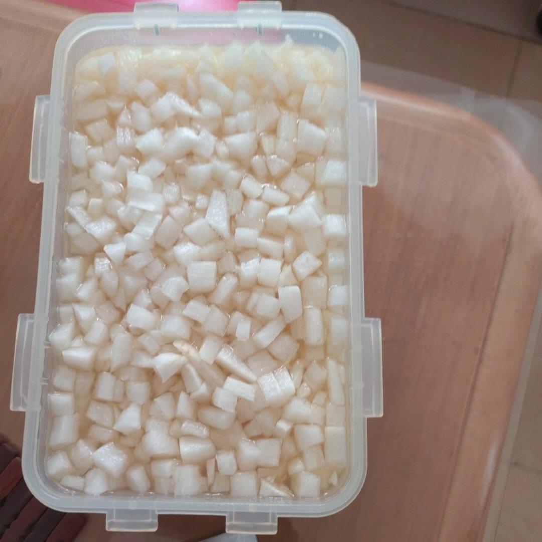 萝卜蜂蜜（止咳偏方）