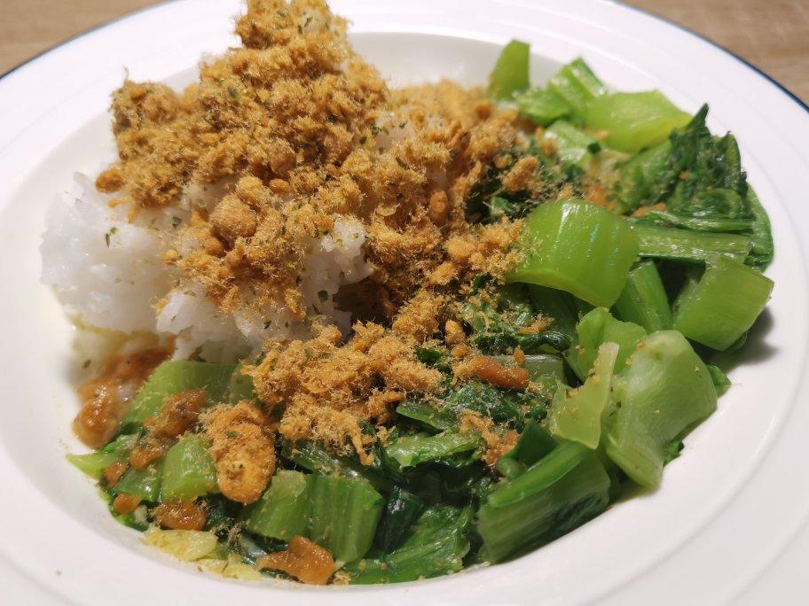 芥菜肉松糙米炒饭