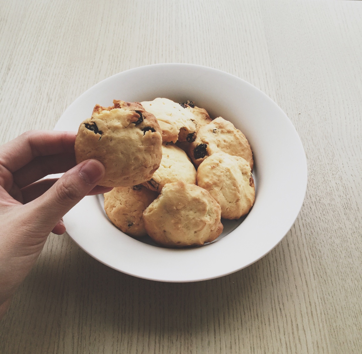 葡萄干椰丝饼干 -饼干的重生