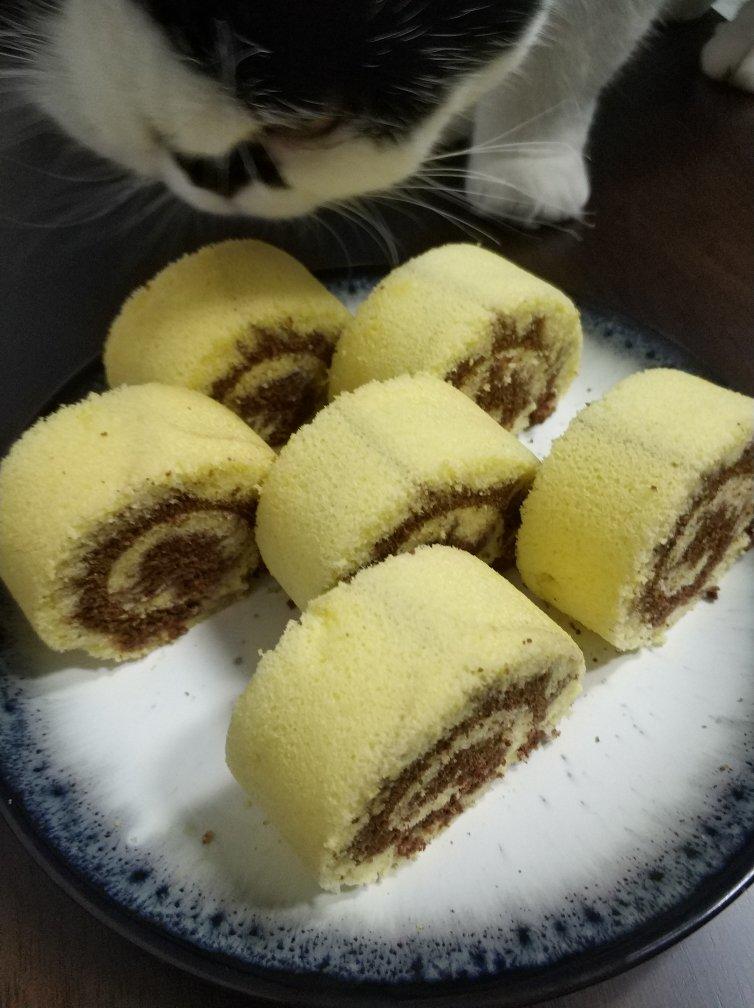 可可旋风蛋糕卷（视频）