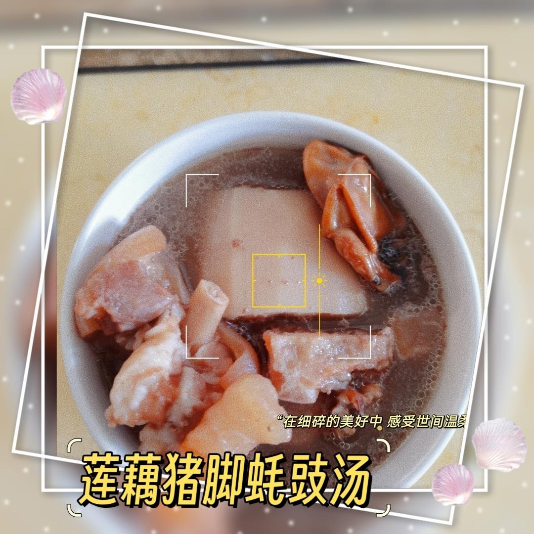 莲藕猪脚蚝豉汤