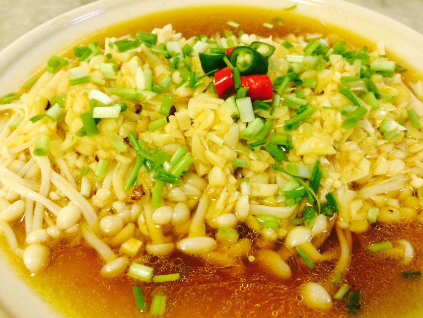蒜蓉蒸金针菇