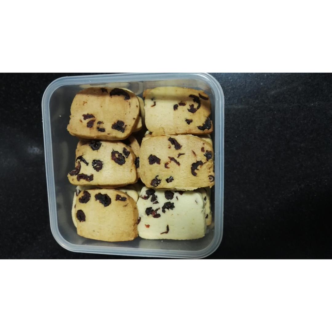 低糖少油版蔓越莓饼干
