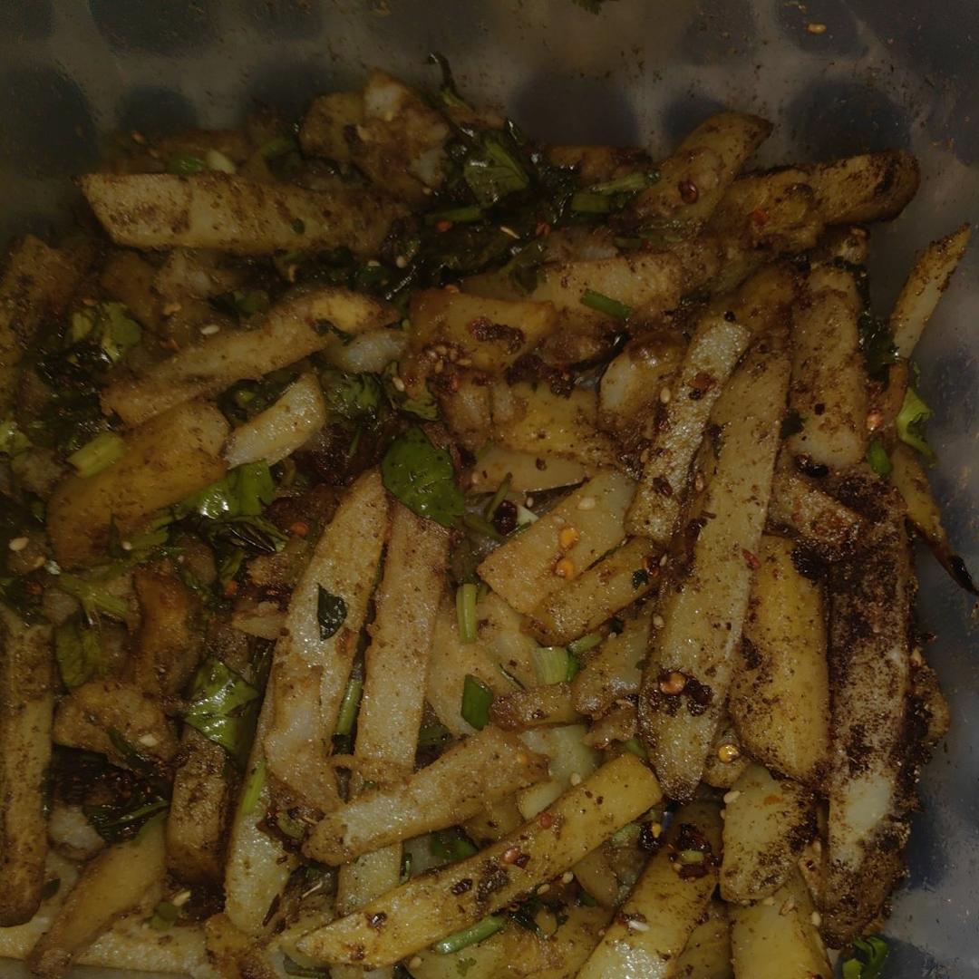 秒杀路边摊✨自制狼牙土豆🥔-在家就能做的美味「0失败」