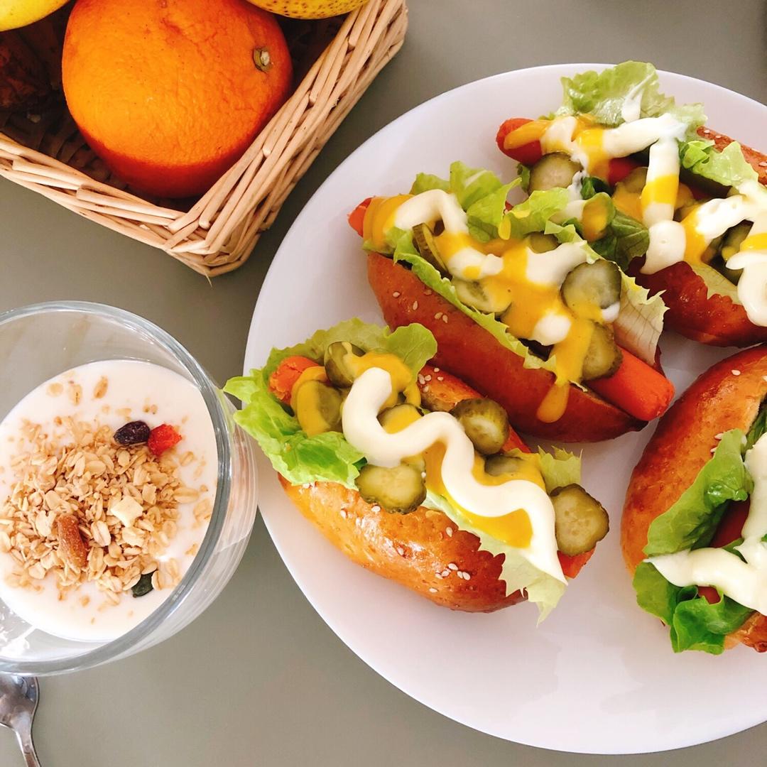 小小白爱生活做的超可爱的mini小热狗