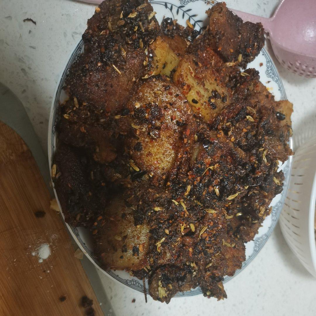 家庭版孜然干锅土豆片