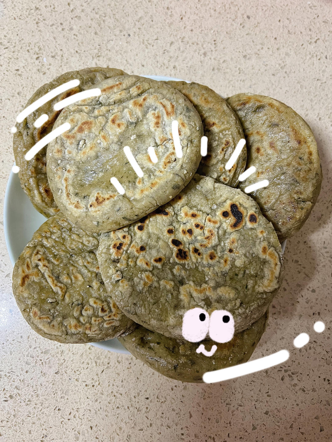 青团清明粑清明粿鼠菊草饼（鼠鞠草）野菜饼