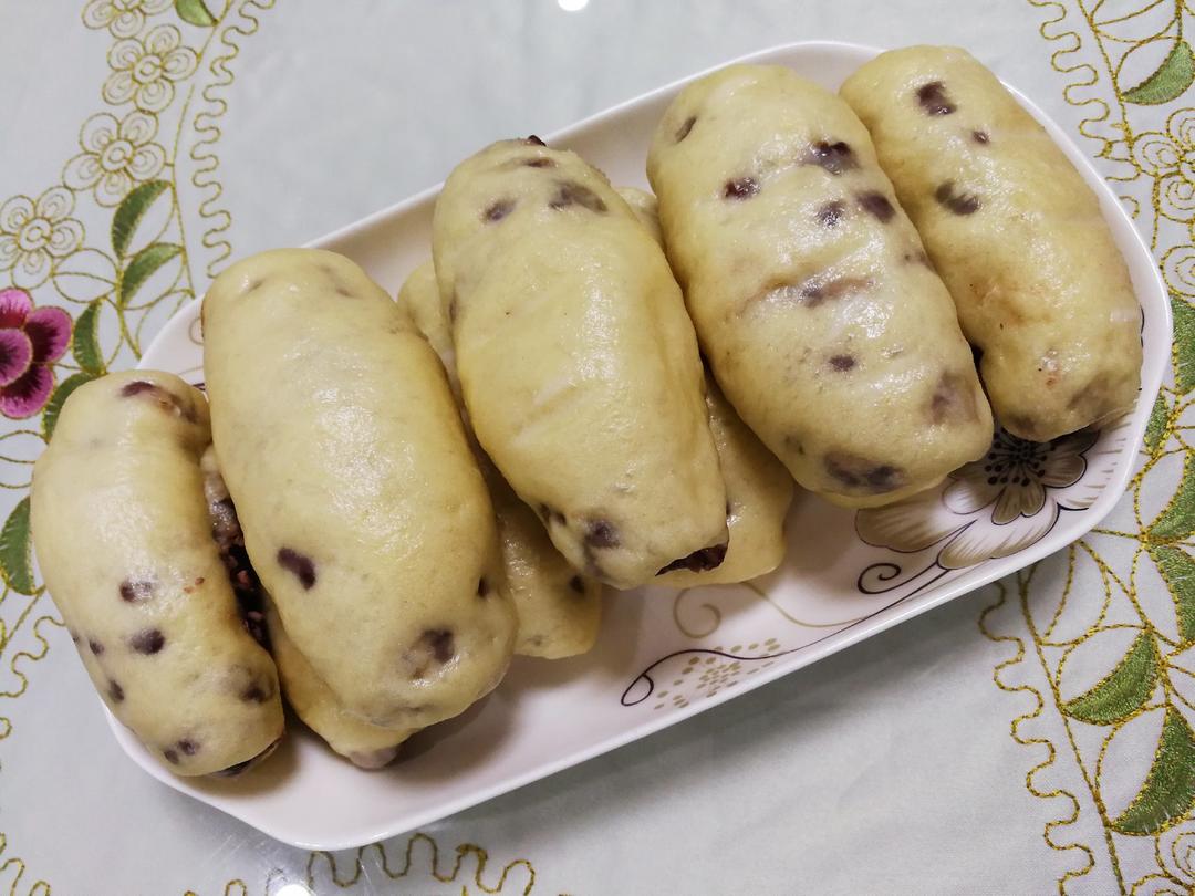 奶香红豆卷