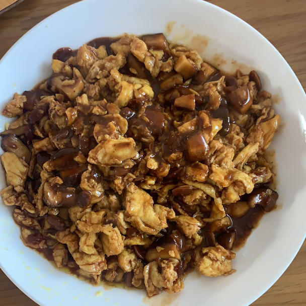 打卤面之香菇鸡蛋卤