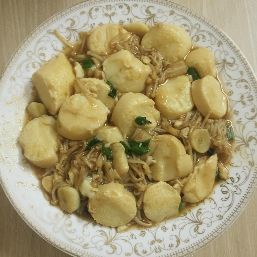 超级下饭菜--金针菇日本豆腐