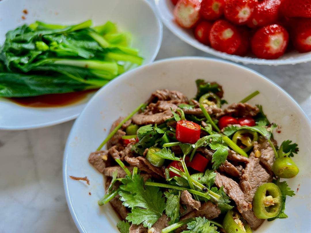 香菜拌牛肉