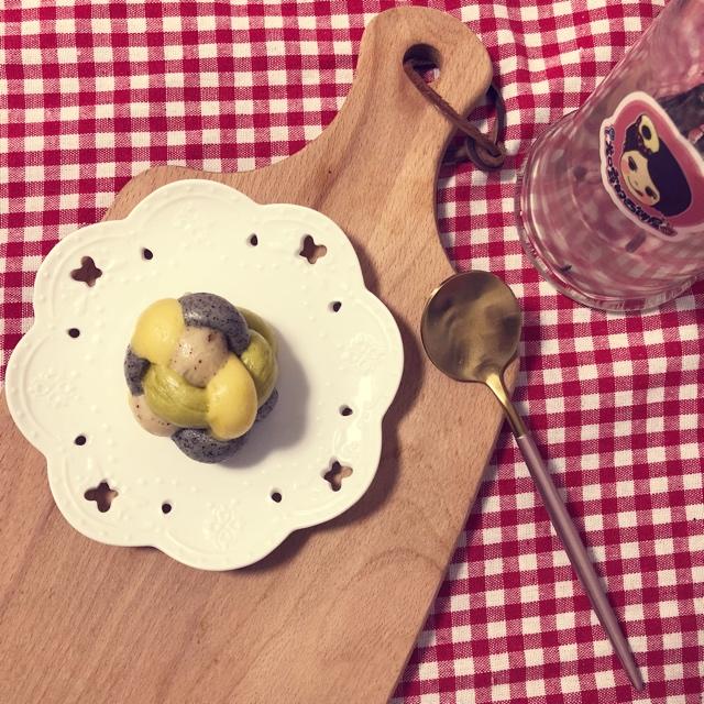 宝宝辅食之彩色绣球馒头