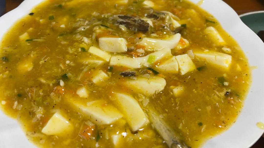 蟹粉烩豆腐