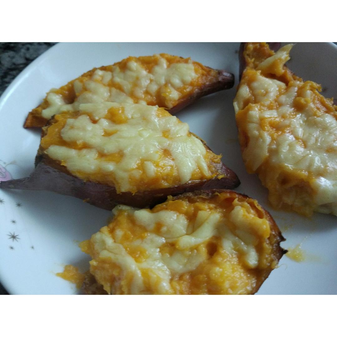 芝士奶油焗红薯