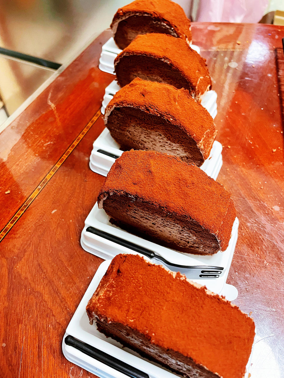 可可蛋糕卷(不消泡超浓郁巧克力口感)