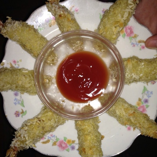 鲜虾可乐饼