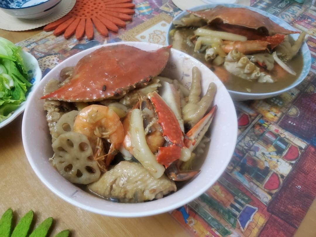 【肉蟹煲】