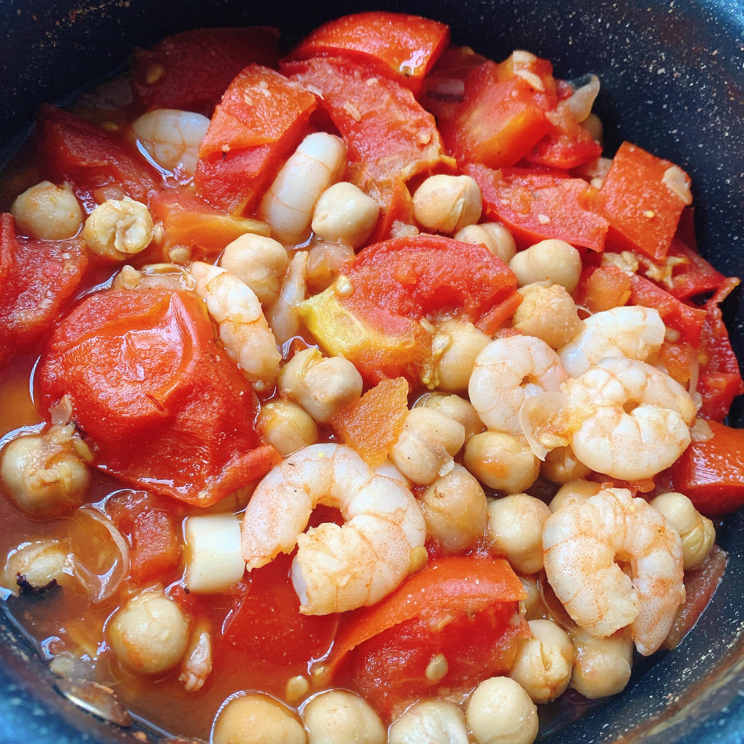 低卡好吃不胖的番茄虾仁意面‼️茄汁浓郁巨美味