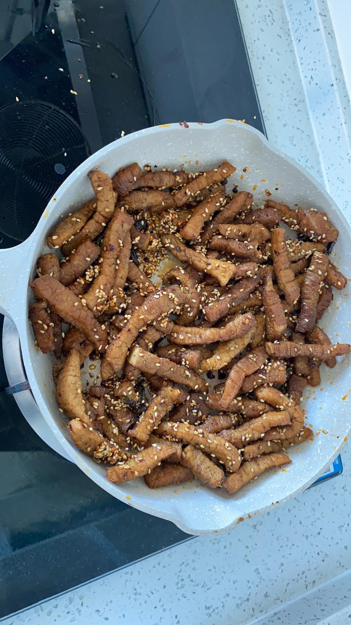 自制麻辣牛肉干