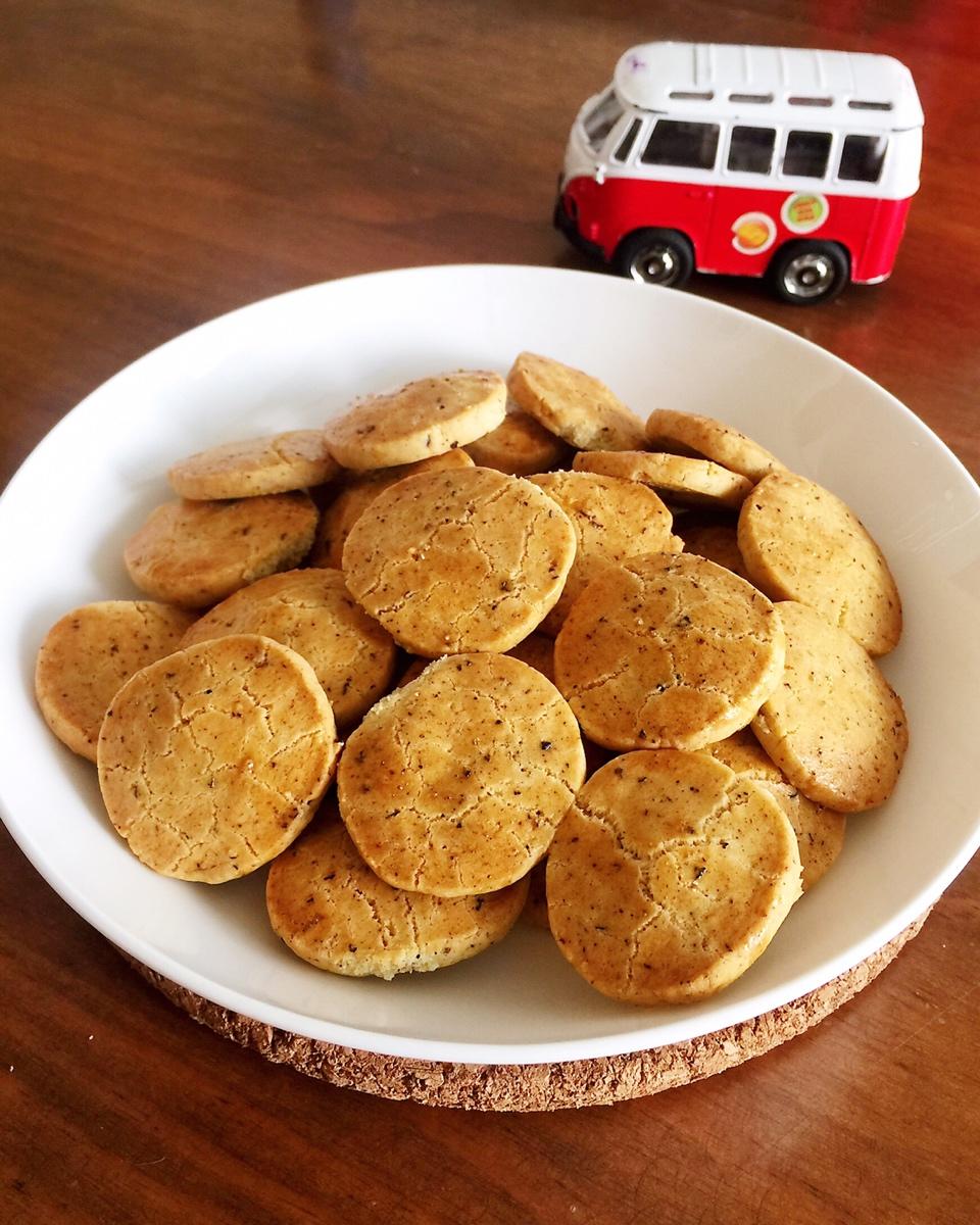 香辣黑胡椒脆饼（低糖咸味饼干）