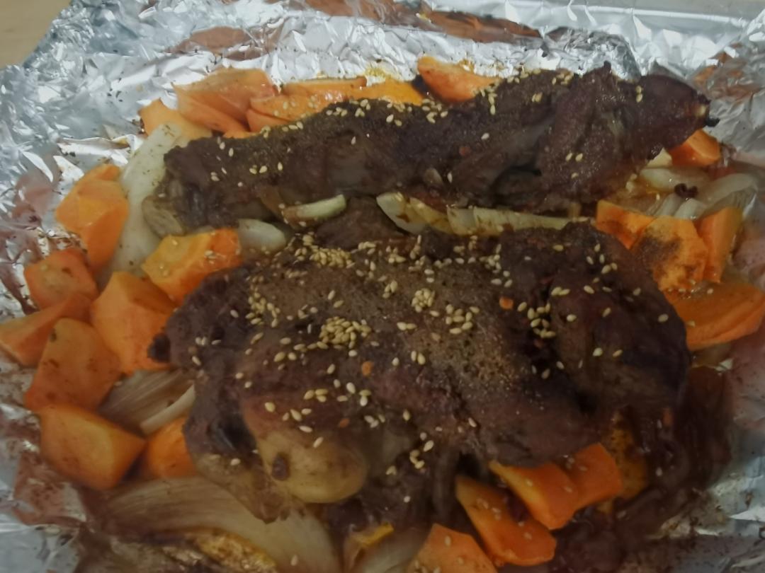 【烤箱版】生烤羊腿