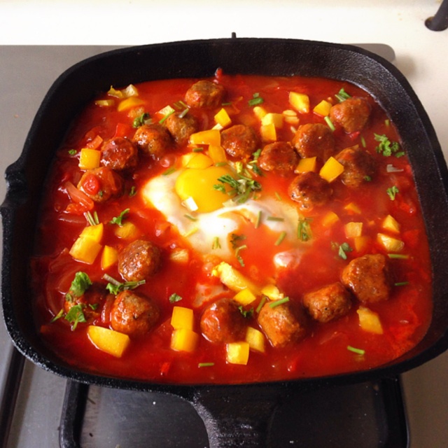 摩洛哥羊肉丸锅（lamb meatball tagine）