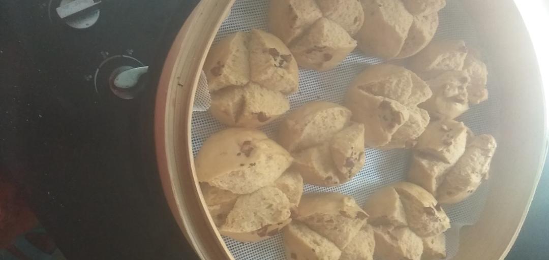 妥妥的红糖开花馒头